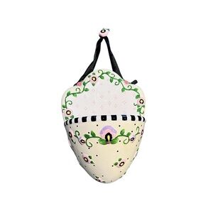 Mary Engelbreit Hand-Painted Floral Wall Pocket